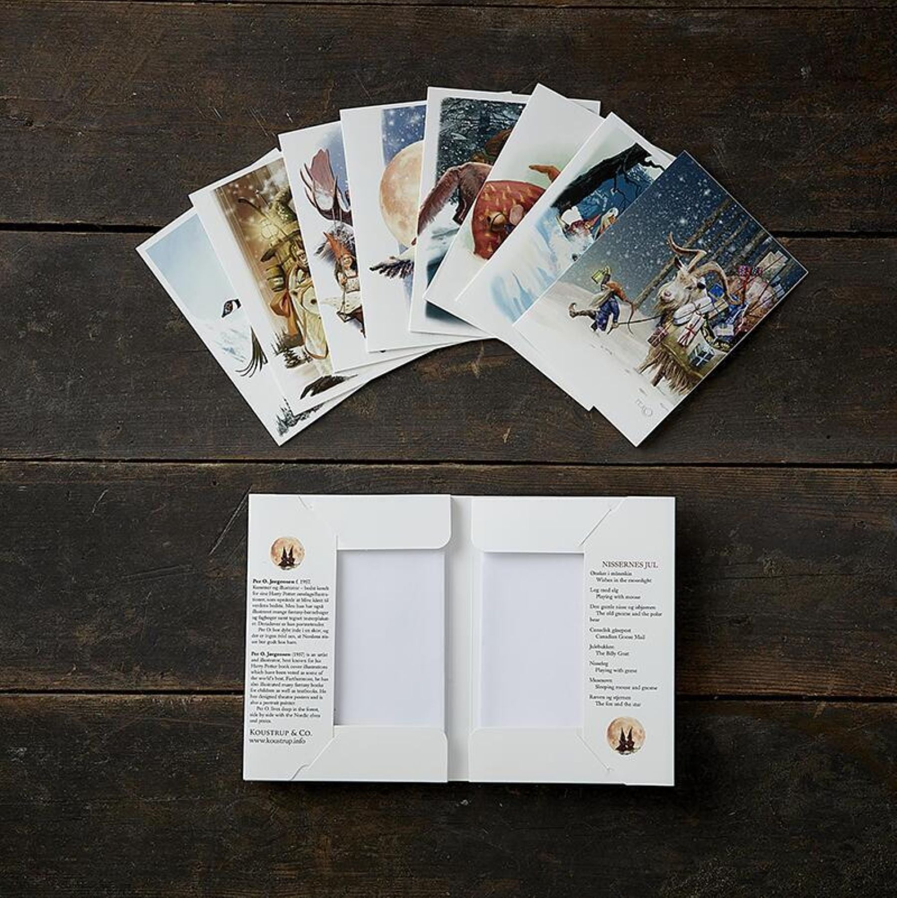 KOUSTRUP & CO Papeterie - Postkarten Set Weihnachten - Nisse