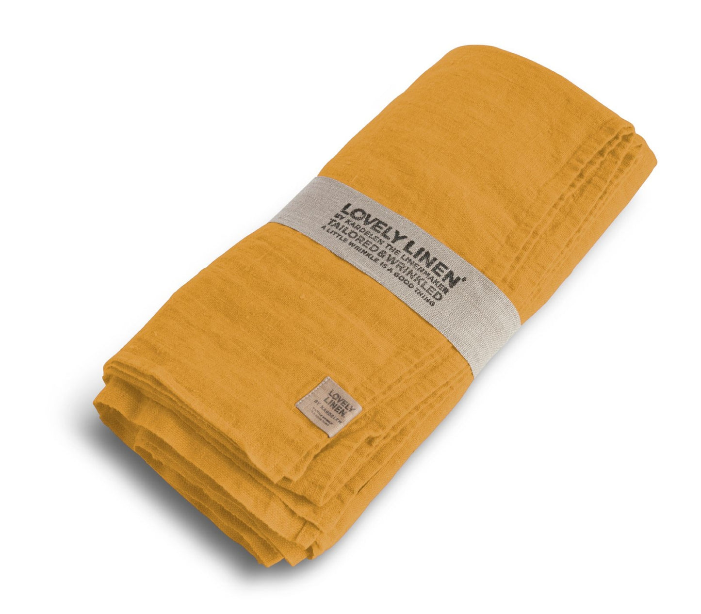 Lovely Linen Tischdecke Leinen - warmgelb