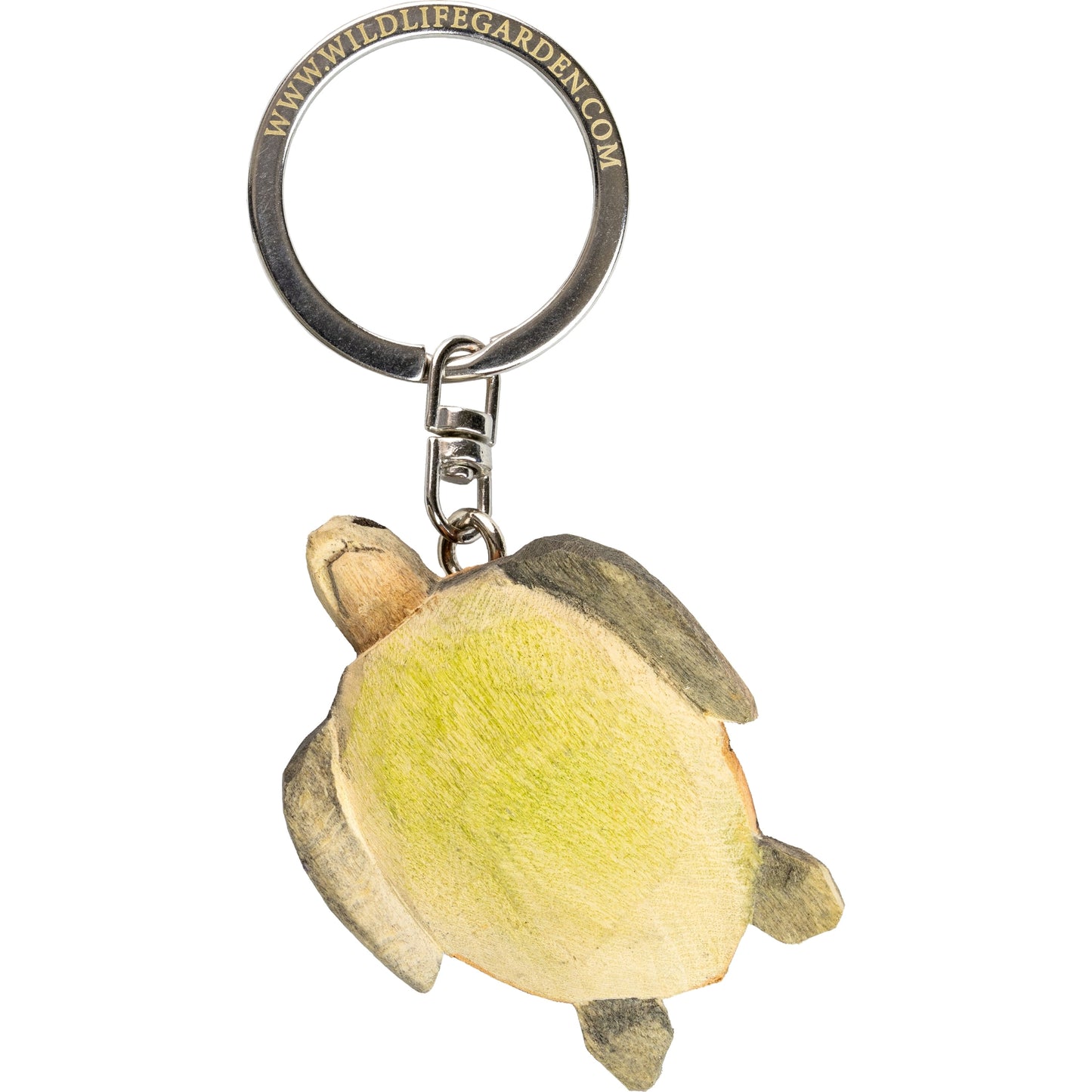 Wildlife Garden Schlüsselanhänger Schildkröte aus Holz - handgemacht